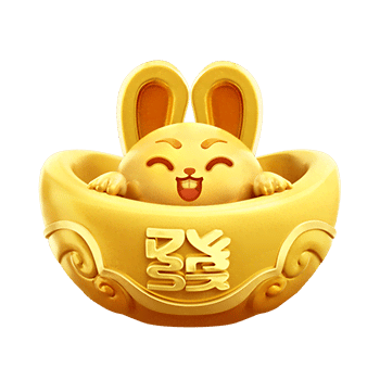 fortune rabbit symbol ingot