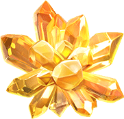 Galactic Gems yellow crystal